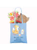 Mr. & Mrs. Panda Jutebeutel Fuchs  Malen mit Spruch in Sky Blue