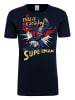 Logoshirt T-Shirt Superman in dunkelblau