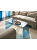 Beliani Couchtisch KENDALL in Blau - (W) 50 x (H) 40 x (L) 100 cm