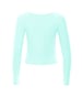 Winshape Functional Light and Soft Cropped Long Sleeve Top AET131LS in delicate mint