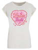 F4NT4STIC Extended Shoulder T-Shirt Lover Babe  Valentinstag in Whitesand