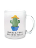 Mr. & Mrs. Panda Tee Tasse Kaktus Hut mit Spruch in Transparent