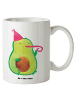 Mr. & Mrs. Panda Riesenkaffeetasse Avocado Geburtstag ohne Spruch in Weiß