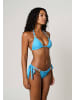 Moda Minx Bikinihose Nautilius Shell Ruched Tie Side Bikini Bottoms in Powder Blue