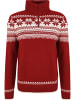 Brandit Turtle Neck Jumper in red