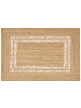 Beliani Geflochtener Teppich YENIKOY in Beige - (W) 200 x (L) 300 cm