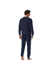Schiesser Pyjama in Dunkelblau