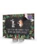 Mr. & Mrs. Panda adventskalender duftkerzen Hase Igel mit Spruch in Kreidetafel