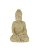 relaxdays Buddha Figur in Sandfarben - (H)18 cm