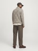 Jack & Jones Strickpullover in Greige