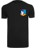 F4NT4STIC T-Shirt Looney Tunes Road Runner Face Faux Pocket in schwarz