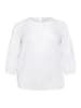 KAFFE curve Langarm-Bluse KCrory Regular fit in Chalk