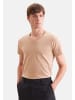 Seidensticker T-Shirt Slim in Beige