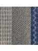 Beliani Kurzflor AKKAYA in Bunt/Schwarz/Blau - (W) 140 x (H) 1.5 x (L) 200 cm