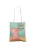 Mr. & Mrs. Panda Tasche Axolotl Niedlich Design mit Spruch in Weiß