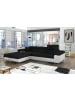 MF Design Amanda Recamiere Links in Schwarz -  (L) 203 x (B) 289 x (H) 85 cm