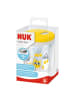 NUK Trinklernbecher mit Strohhalm, Action Cup 230 ml, ab 12 Monate in Gelb