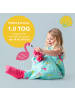 Schlummersack Bio Schlafsack mit Füßen und umklappbaren Bündchen 1.0 TOG in Pink