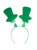 tectake St. Patrick’s Day Kopfschmuck in klassischem Grün, grün