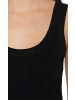 MARC CAIN Tanktop aus Feinripp in Schwarz