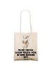 Mr. & Mrs. Panda Tragetasche Bäckerin Herz mit Spruch in Creme