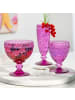 Villeroy & Boch 12er Set Wasser-, Wein- und Sektgläser Boston Coloured in Berry
