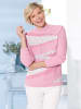 WITT WEIDEN Stehkragen-Pullover in rosé-gemustert