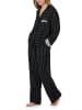 DKNY Channel The Flannel Nachtwäsche in schwarz