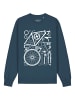 wat? Apparel Sweatshirt Fahrradteile in Petrol