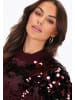 faina Women Dress in burgundy