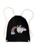 Mr. & Mrs. Panda wander rucksack Einhorn Fliegendes Pferd ohne S... in Schwarz