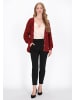 DreiMaster Women Cardigan in wine red