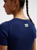 Hummel T-Shirt Hmlpulse Damen in DRESS BLUES