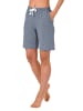 NORMANN Pyjama Bermuda kurze Hose Mix & Match in Blau