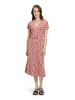 Betty Barclay Jerseykleid mit Blumenprint in Red/Beige