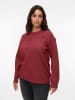 Vero Moda Strickpullover in Syrah