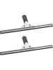 Novaliv Novaliv 2X Fensterabzieher Profi 45 cm Fensterreiniger Edelstahl mit a in Silber