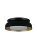 Licht-Erlebnisse Deckenlampe (B)36.5 x (L)36.5 x (H)11.5 cm in Schwarz Gold