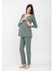 Cool Mama Umstands- und Still-Pyjama 2 in 1 in Olive