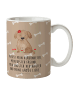 Mr. & Mrs. Panda Becher Hund Dame mit Spruch in Hundeglück