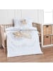MTOnlinehandel Baby Bettwäsche-Set Biber/Flanell "Disney's König der Löwen" in Weiß