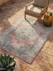 KADIMA DESIGN Teppich Outdoor Orientalisch pflegeleicht Balkon Terrasse Outdoor Garten in Pink