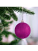 relaxdays 30-tlg. Weihnachtskugeln Set in Pink