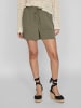 Vila Kurze Stoff Shorts Bermuda Hot Pants in Olive