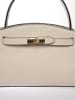 Luisa Vannini Henkeltasche in Beige