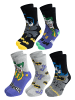 Batman 5er Pack DC Comics Batman & Joker Socken Sneaker Strümpfe in Mehrfarbig