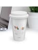 Mr. & Mrs. Panda To Go Becher Einhorn Happy ohne Spruch in Weiß