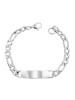 Adeliás Damen Armband aus Edelstahl 18 cm in silber