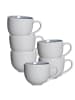 Ritzenhoff & Breker 6er Set Kaffeebecher Skagen Stone 440 ml grau in grau