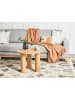 Beliani Couchtisch SENOIA in Braun - (W) 60 x (H) 46 x (L) 60 cm